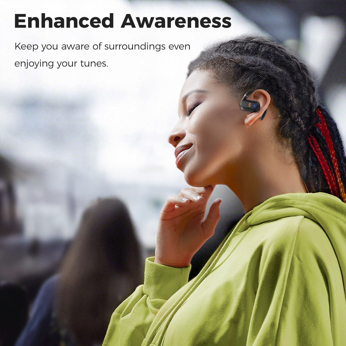 SOUNARC QS01 Open Ear Wireless Headphones