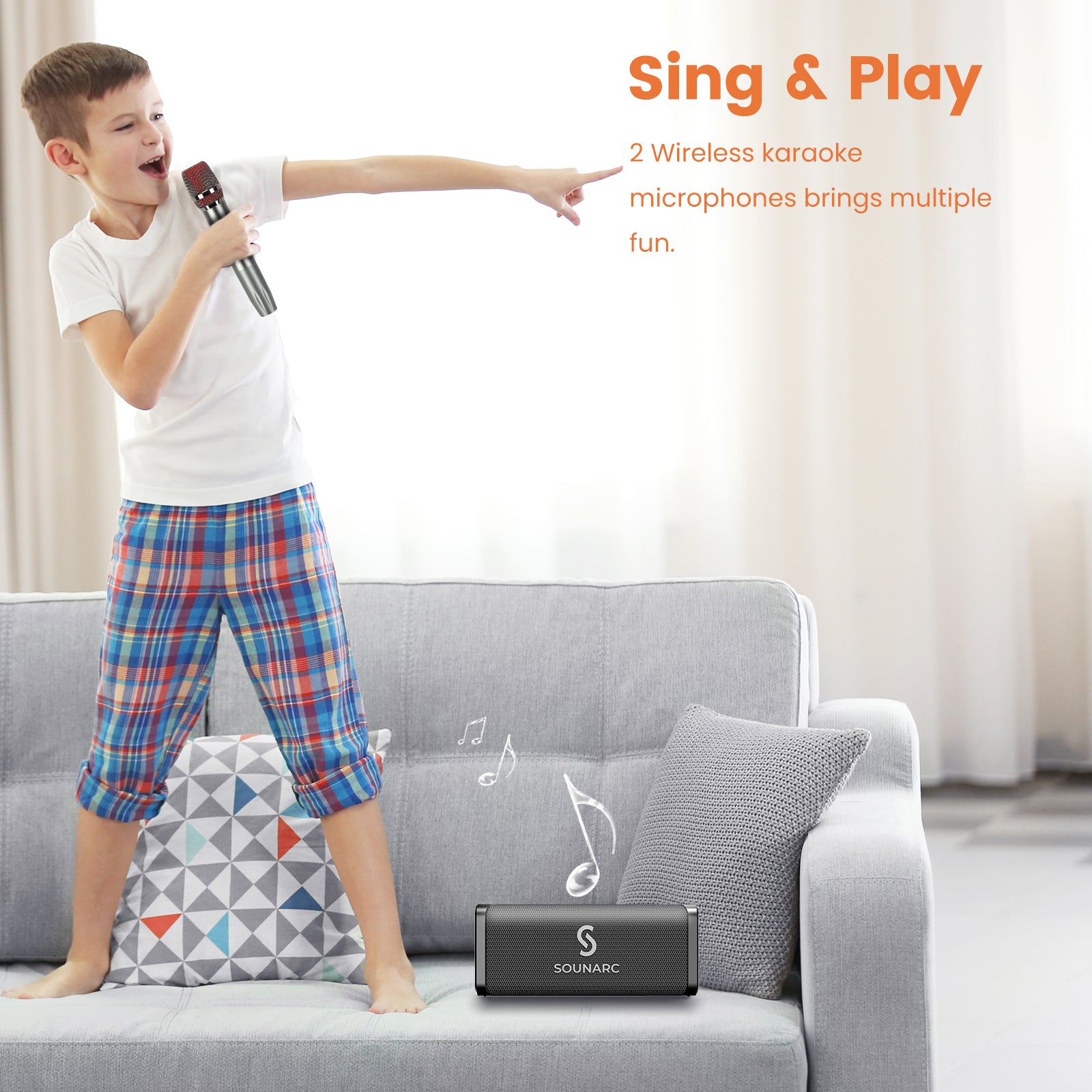 SOUNARC M1 Karaoke Party Speaker