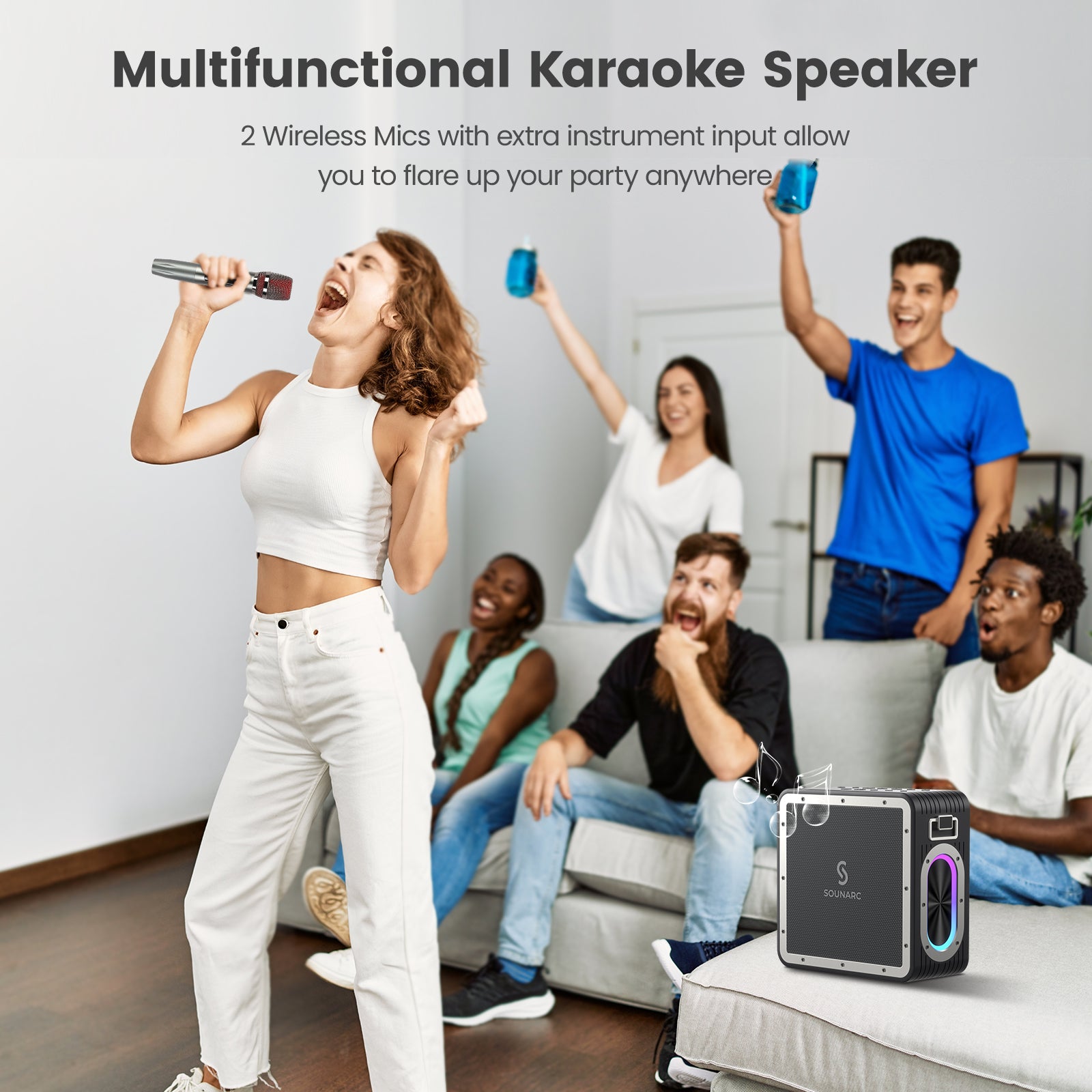 SOUNARC A3 Pro Karaoke Party Speaker